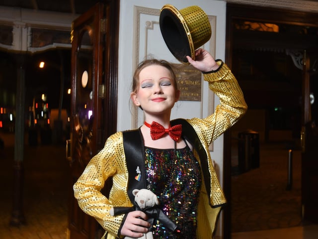 Theatre goers dress up for The Rocky Horror Show at the Grand Theatre. Pictured is Ashleigh Smith.