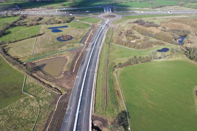 A major new £207m road scheme linking parts of Preston and the Fylde Coast to the M55 will open to the public on July 3 (Credit: Lancashire County Council)