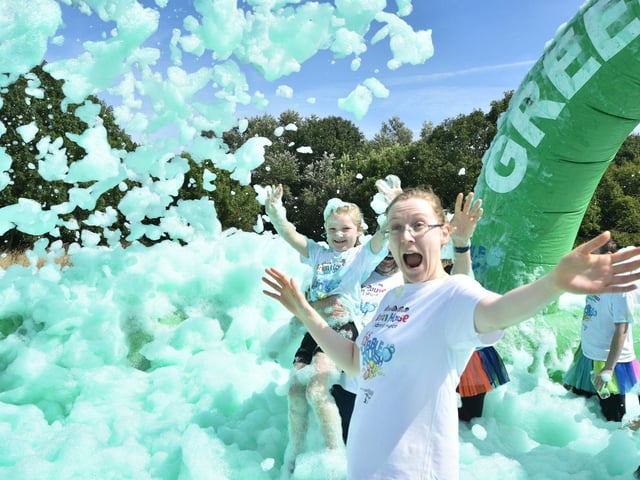 The colourful fund-raising event was held on Sunday, August 7
