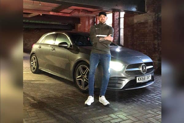 Luke Jones is walking to Old Trafford to raise funds for charity