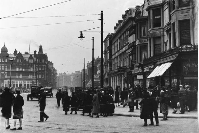 Promenade near Talbot Square, with the Metropole Hotel in the background