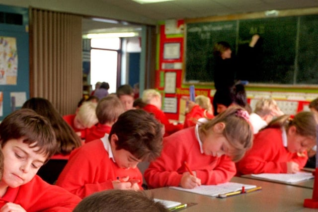A normal day for Mrs Grimshaw's class 6 at Garstang Community Primary School, after their league tables result success
