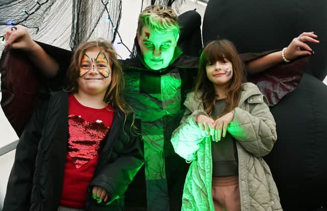 Family fun at the Halloween-themed event, with entertainment, stalls and rides at Lowther Gardens, Lytham.