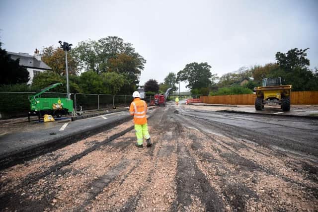 The bypass was due to be completed this summer, but was delayed due to "challenging and complex ground conditions"