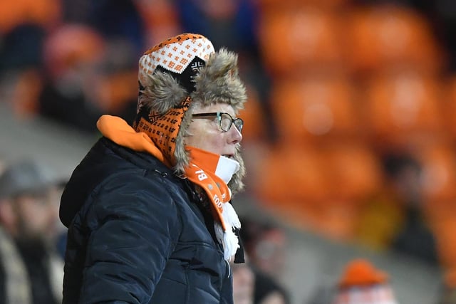 Supporters watch on as the Seasiders stumble to a 2-1 defeat against Northampton Town.