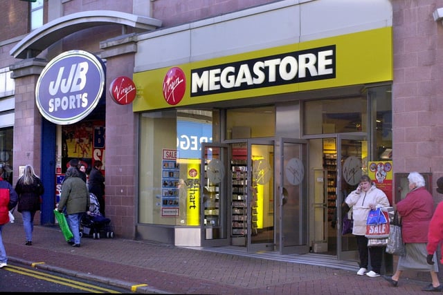 Not technically the Hounds Hill area but always worth a mention - Virgin Megastore and JJB Sports in Church Street, 2000