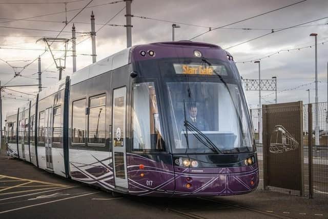 Blackpool Transport suspended all trams due to a pantograph issue