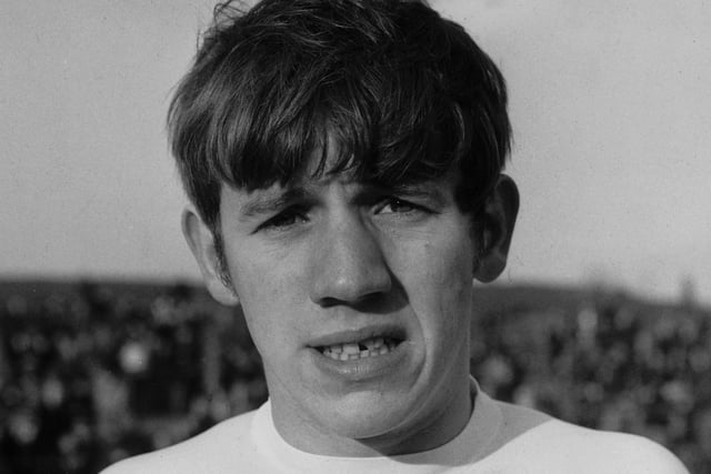 Blackpool footballer Tony Green in 1960. He made his name for Blackpool from 1967 to 1971 and was inducted into the Hall of Fame at Bloomfield Road, when it was officially opened by former Blackpool player Jimmy Armfield in April 2006