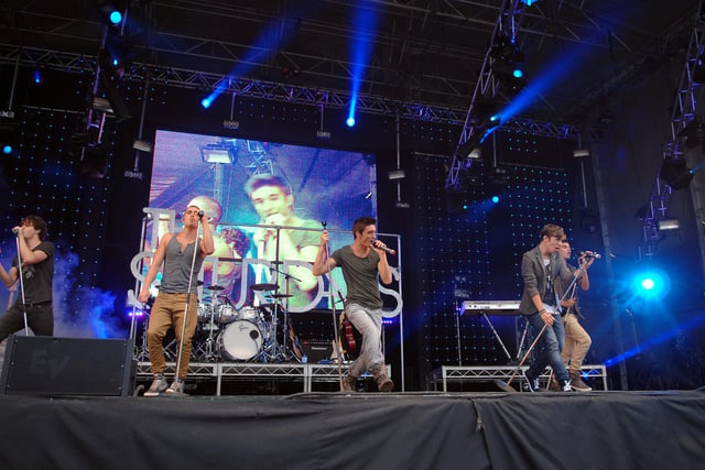 The Wanted performing at WiganLife Tuned-in Concerts, 2010