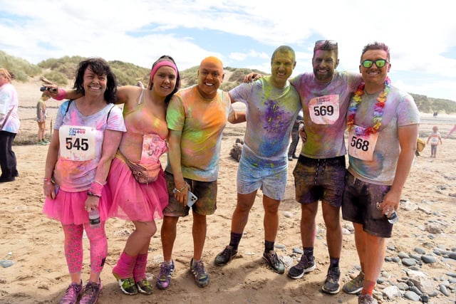 Blackpool Colour Run was the perfect opportunity to get together with friends and have fun in aid of a good cause