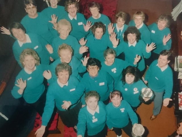 The Soundwaves, Blackpool Ladies Barbershop Club pictured in November 1991