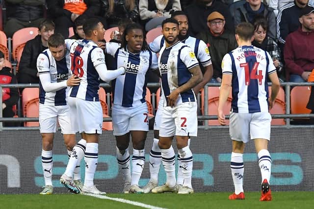 Brandon Thomas-Asante gave the Baggies lead with their only real chance of the first-half