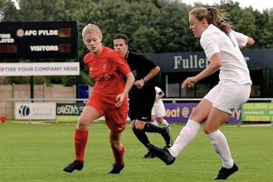 The passing of Fylde player Zoe Tynan six years ago was marked with a minute's applause on Wednesday Picture: AFC FYLDE