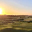Sunset over St Annes Old Links Golf Club