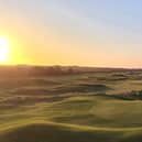 Sunset over St Annes Old Links Golf Club