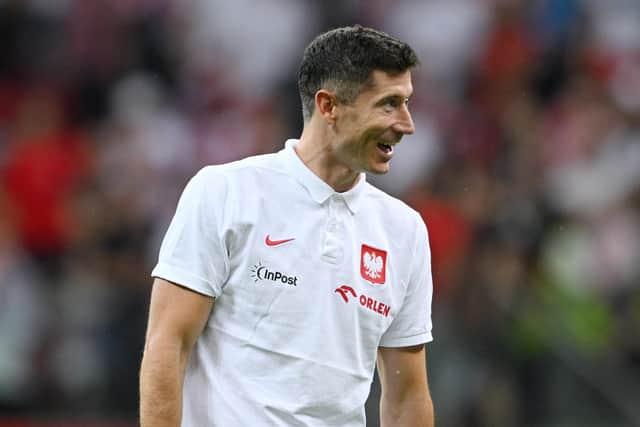 Poland's veteran striker Robert Lewandowski