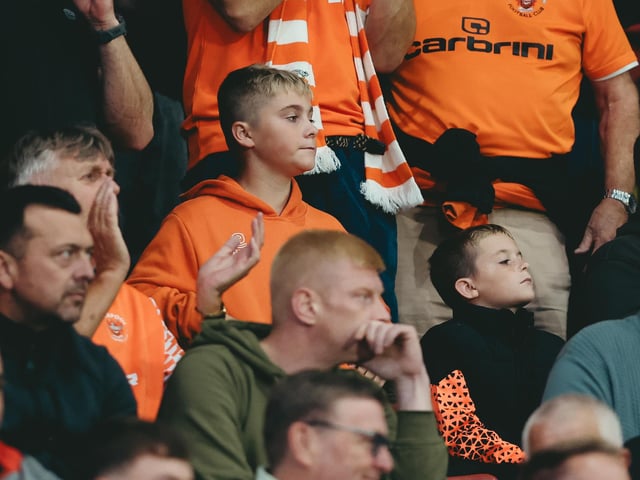 Seasiders supporters made the midweek trip to Oakwell.