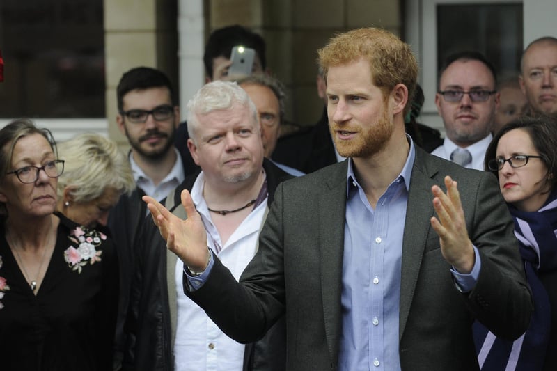 Prince Harry visits Veterans UK at Norcross