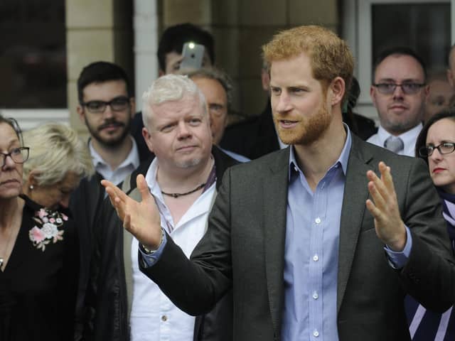 Prince Harry visits Veterans UK at Norcross