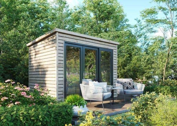 Garden offices can provide a more productive home-based workspace.