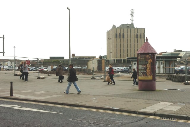 A different view of the car park with the old Bonny Street police station in the back ground. This was in 2009