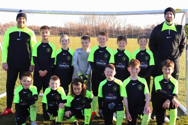 The Foxhall Sporting U10s players Picture: Karen Tebbutt