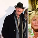 Left: The late actor Dean Sullivan pictured in 2018.  (Photo by Richard Martin-Roberts/Getty Images). Right: Vicky Entwistle with her husband Andy. (Photo from @vicky_entwistle on Twitter).