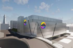 The multi-storey car park planned for the Blackpool Central site off the Golden Mile