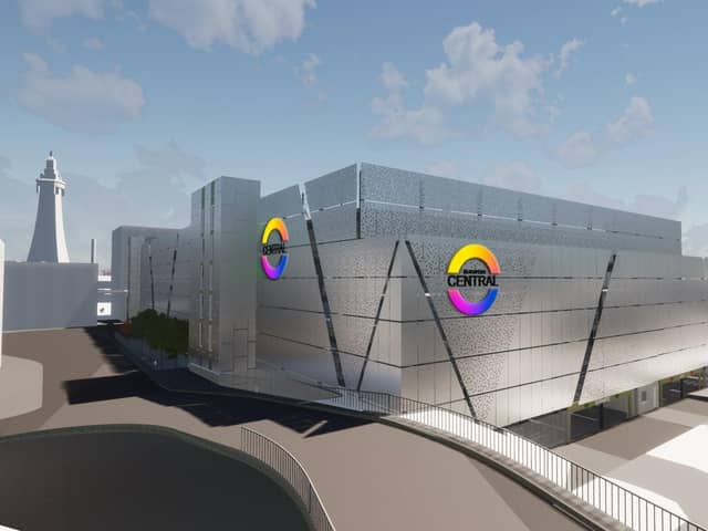 The multi-storey car park planned for the Blackpool Central site off the Golden Mile