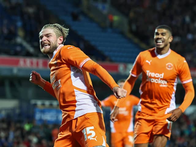 Hayden Coulson came off injured against Lincoln City. Blackpool could be without five players for their trip to Mansfield. (Image: Camera Sport)