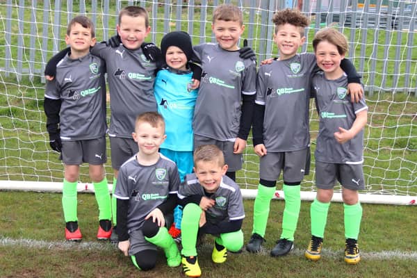 The West Coast Sports Chargers U7 squad Picture: Karen Tebbutt