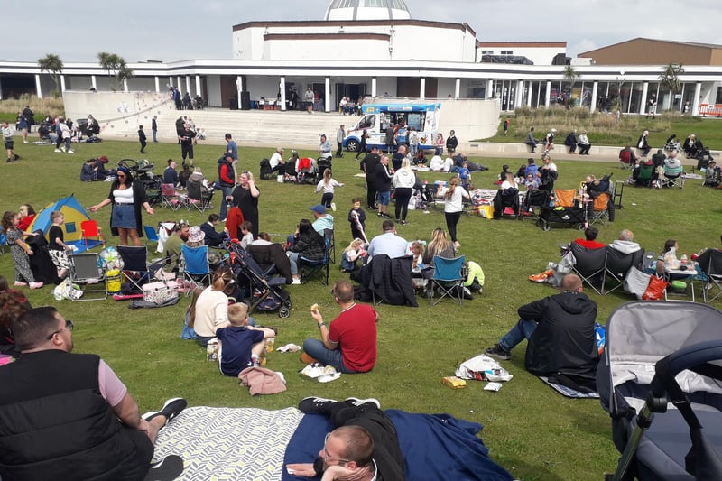 Coronation fun day in Fleetwood in the Marine Gardens