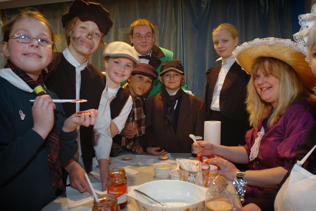 Blackpool Cub Scouts celebrated Founders Day with a Victorian Night at Waterloo Methodist Church. Some of them are pictured here making Empire Biscuits