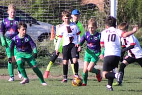 St Annes Blacks and Fylde Coast Soccer Figos met at Blackpool Road Picture: Karen Tebbutt