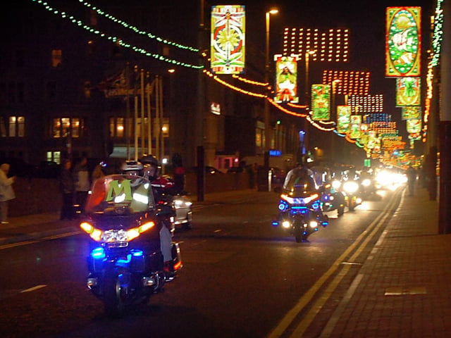 The Honda Goldwing Light Parade, 2006