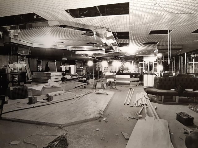 There was a nightclub at the Sandcastle when it first opened. This was at the construction stage before it opened.
