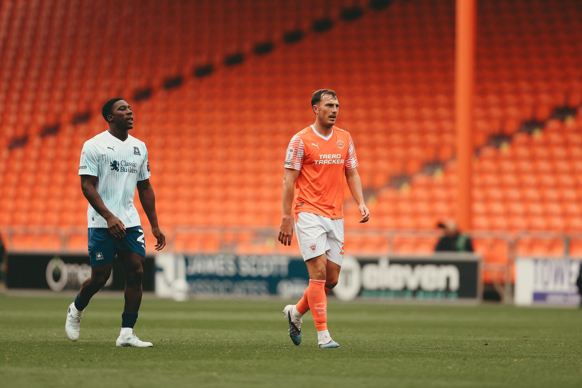 Blackpool boss explains withdrawal of defender in Plymouth Argyle defeat