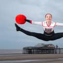 Blackpool cheerleader Sophia Worthington is heading to Florida to dance in the World Cheerleading Championships.