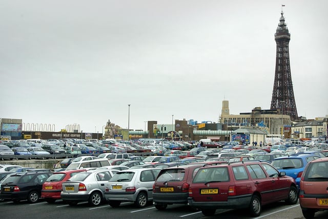This was Easter 2004 - the car park was rammed. The new multi-storey car park will replace it entirely for Blackpool's promising future
