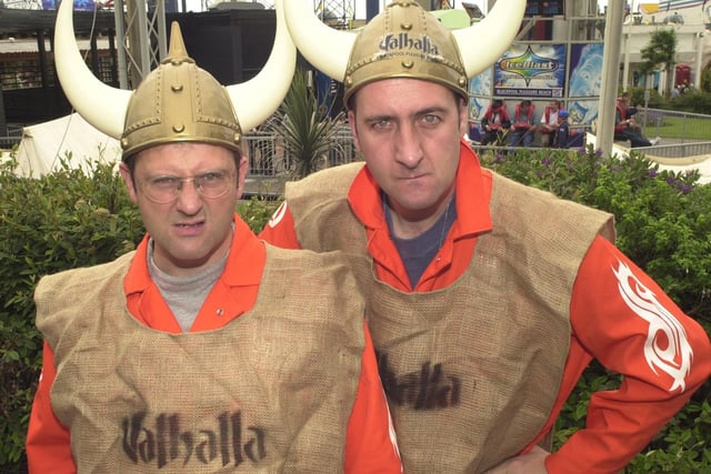 Radio One's Mark and Lard - Mark Radcliffe (Mark) and Marc Riley (Lard) at the opening