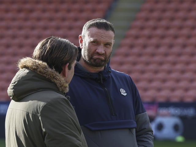 Like Charlie Adam, Ian Evatt has also visited Bloomfield Road as a manager this season, with the former centre back being in the top job at Bolton.
