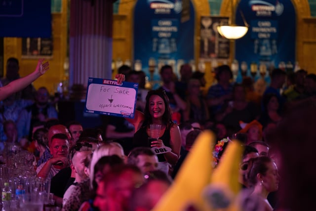 World Matchplay Darts at Blackpool Winter Gardens.