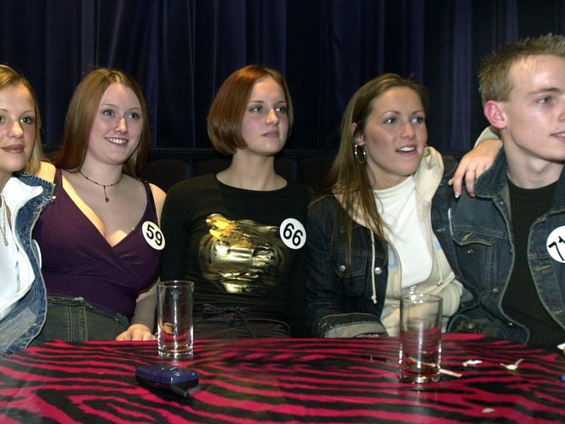 Young hopefuls underwent a Popstars style audtiion at the Pleasure Beach Paradise Room to choose singers for this season in The Star pub. Pictured waiting for their turn are L-R: Katrina Sudrik, Lisa Bintliff, Charlene Cunliffe, Natalie Gorton and Chris Willis