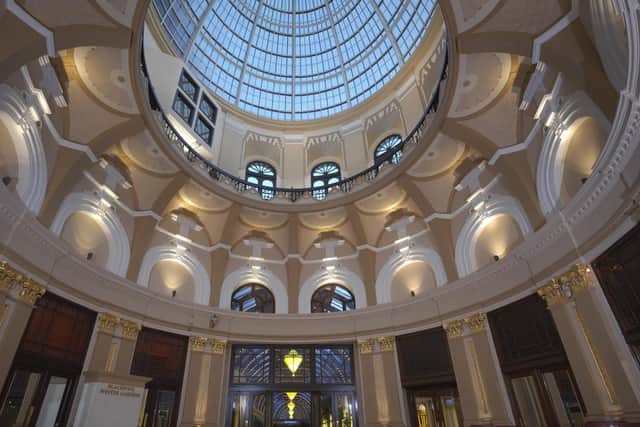 The dome at the Winter Gardens which was refurbished following its purchase by Blackpool Council