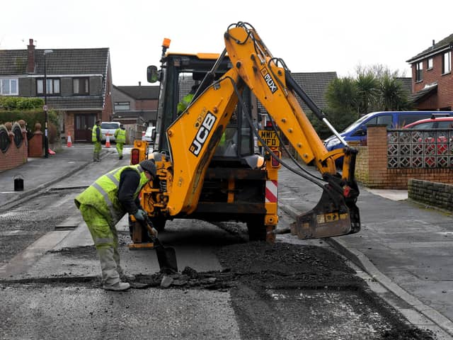 Ten years' worth of pothole repair cash has been laid out for Lancashire