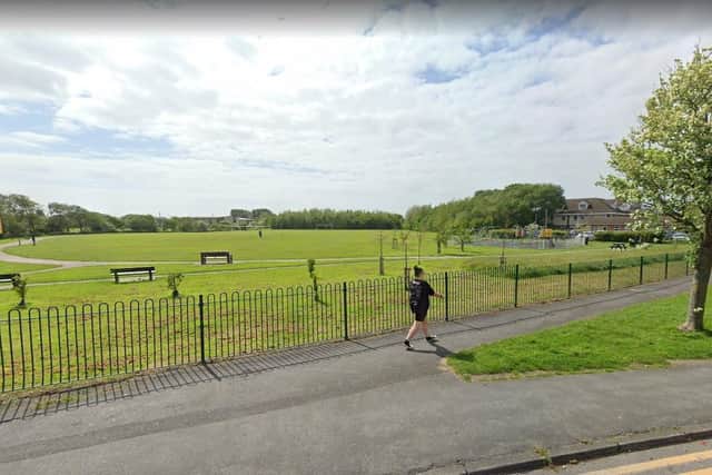 A boy was chased off King George's Playing Fields in Thornton after a group of children rushed at him with knives on Tuesday (June 28)