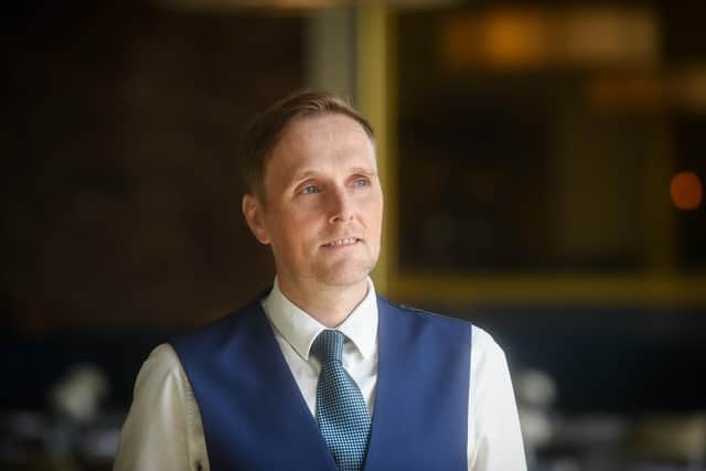 Clifton Arms Hotel manager Adam Draper  was diagnosed with the genetic condition in 2020 at the age of 37