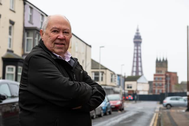 Shane Hearty has lived in Charles Street, Blackpool for more than 35 years. Photo: Kelvin Stuttard