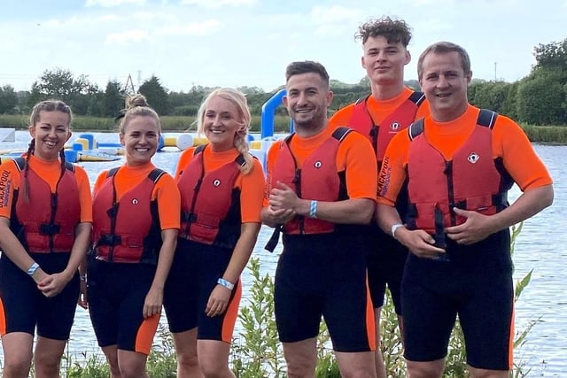 Vincents Solicitors' Wake Park Wipeout team