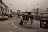 There was a diversion in place in this photo where Central Drive meets Bank Hey Street and Albert Road. Central car park to the right